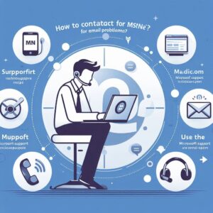How do I contact MSN for email problems
