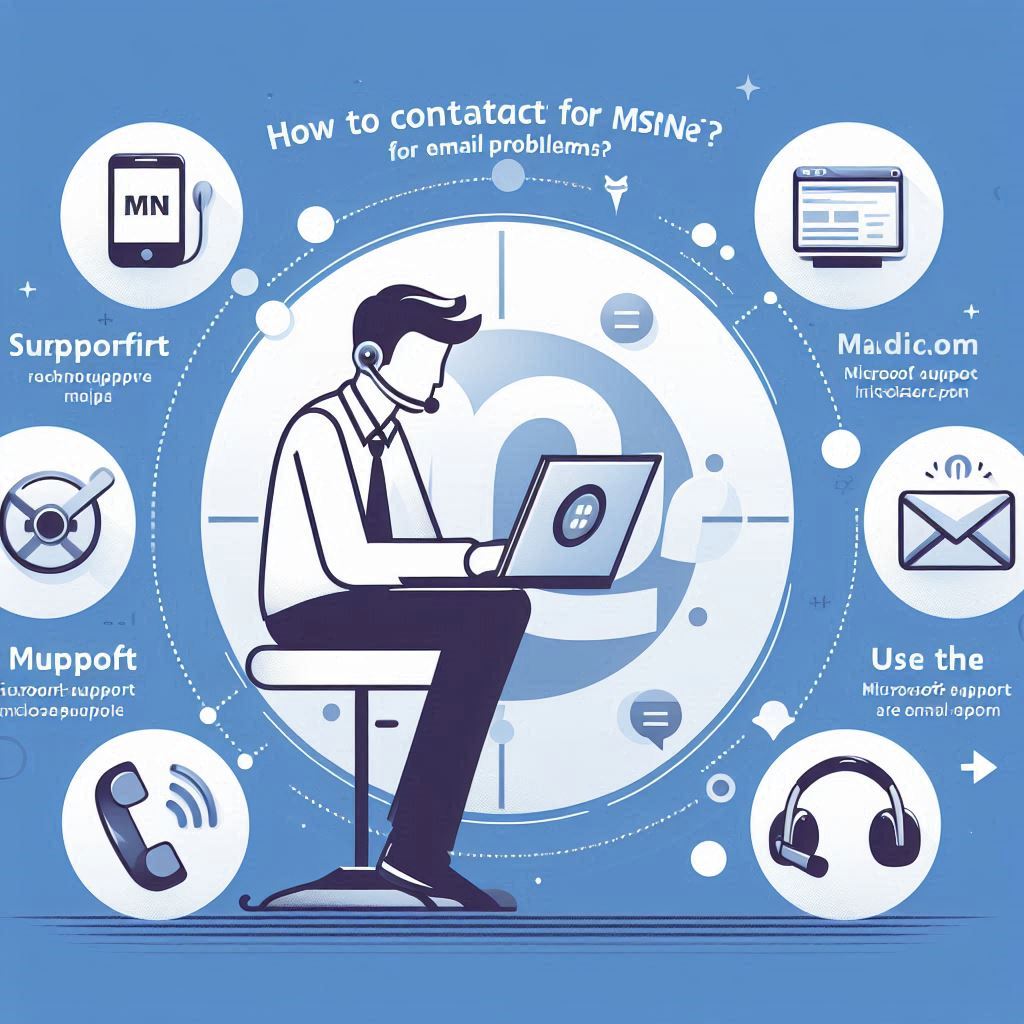 How do I contact MSN for email problems?